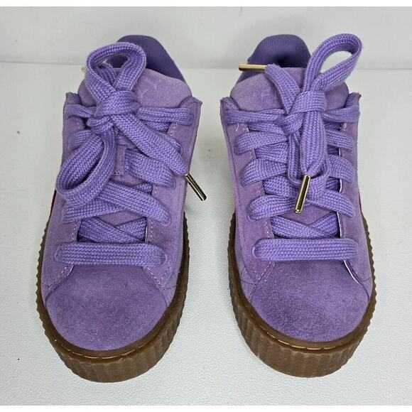 Women's PUMA FENTY X Creeper Phatty Lavender Alert/Burnt Red Size 6 397587-03 - Picture 9 of 11